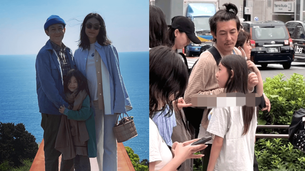 陈冠希日本街头凑女苍老憔悴？  女儿Alaia暴风成长9岁身高到达父肩  尽得名模母亲真传