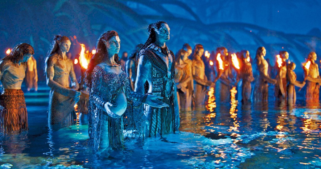 《阿凡達2》中潘朵拉星的納美人再要為家園而戰。（劇照）