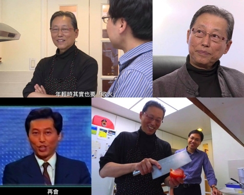 蘇主播變蘇煮播,在節目中教方東昇收火。(電視截圖)