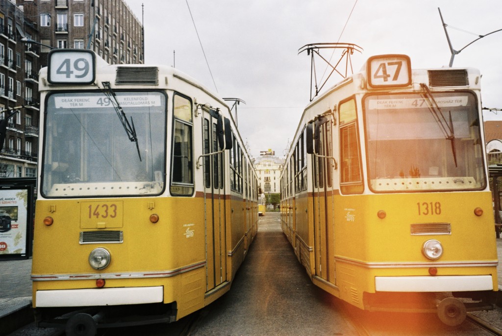 黃色電車是布達佩斯其中一個標誌，Anna說當地有一 條電車路綫可遊覽所有主要景點。