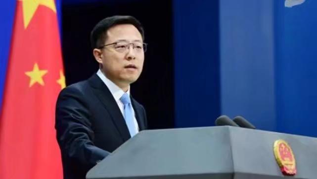 外交部发言人赵立坚。 外交部发言人赵立坚。