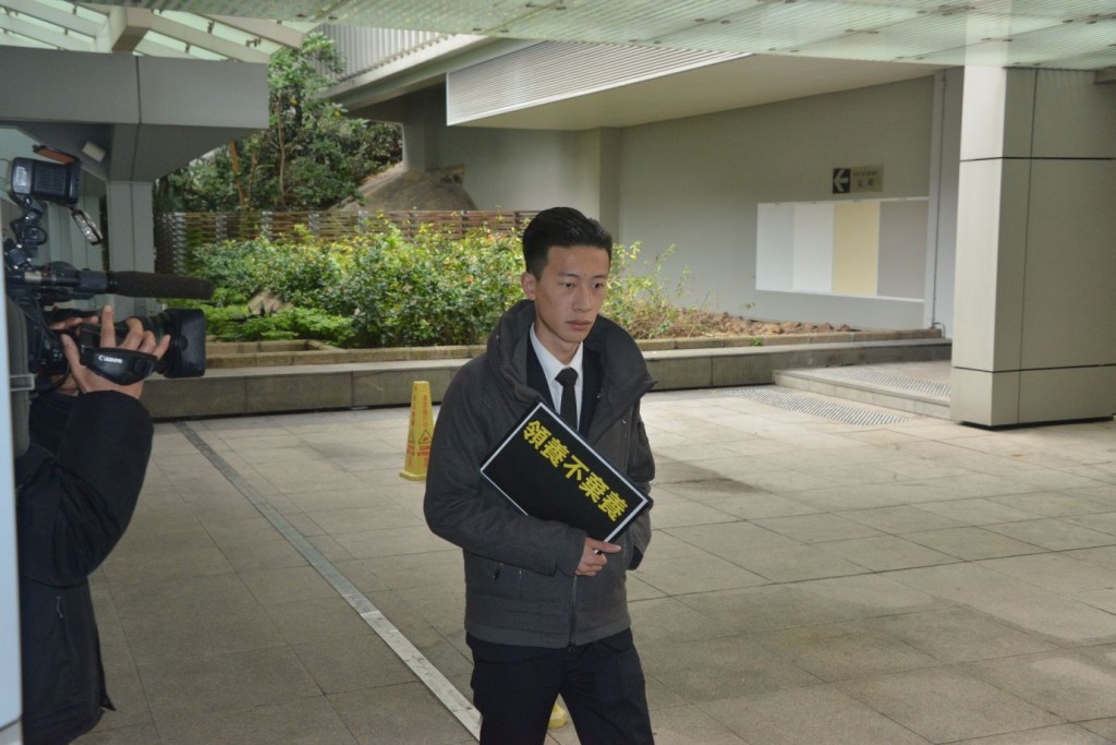 被告林傲軒。本報記者攝