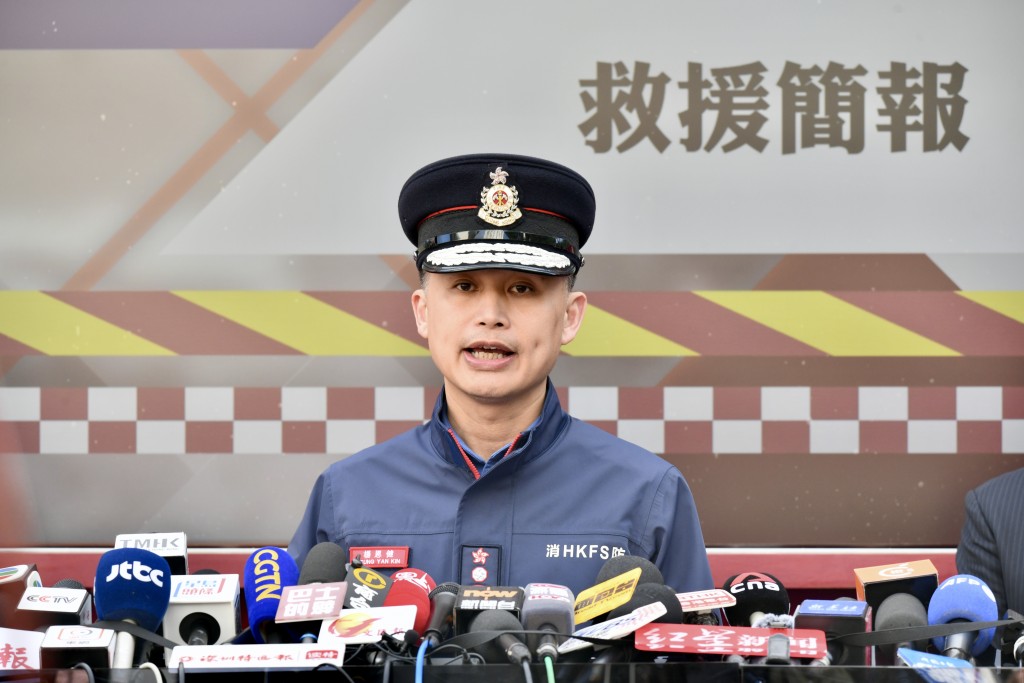 消防處處長楊恩健。陳浩元攝 消防處處長楊恩健。陳浩元攝