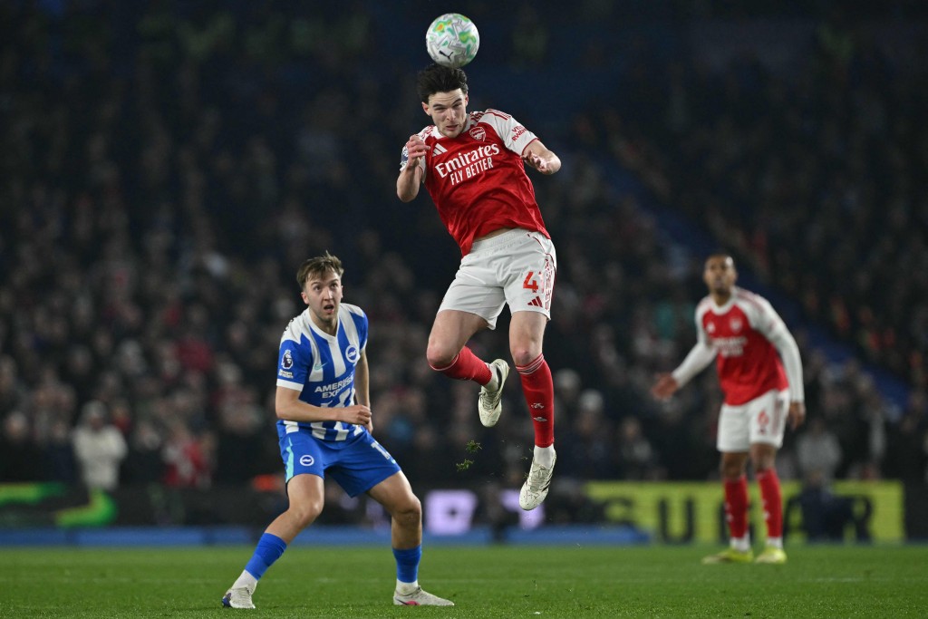 賴斯還表示絕非簡單開出角球，隊友頂入道可以。法新社