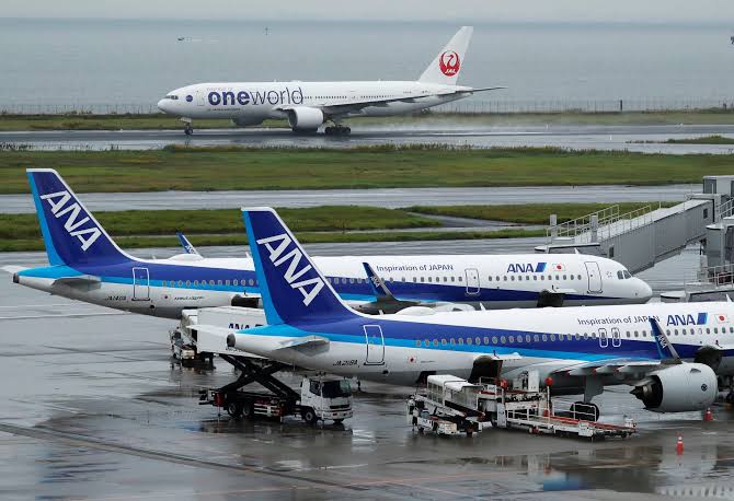 受此影响,日本航空及全日空部分航班改降中部、富山机场。路透社 受此影响,日本航空及全日空部分航班改降中部、富山机场。路透社