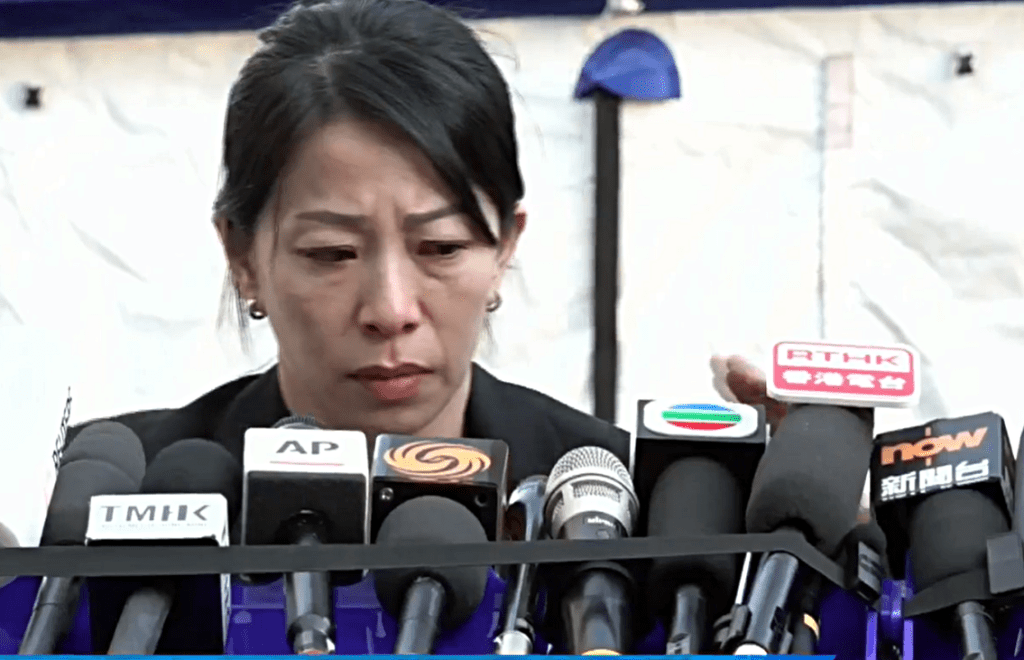 曾淑賢說到傷心處一度雙眼紅紅。