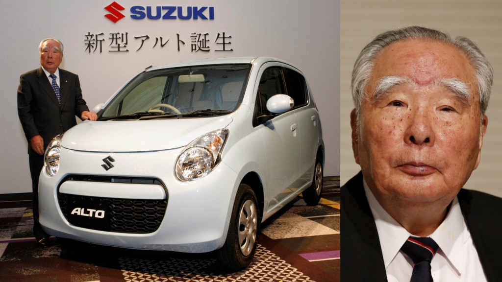 Suzuki 鈴木汽車前會長鈴木修享耆壽94歲逝世。 路透社