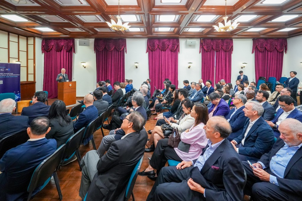 国际商会香港区会（ICC-HK）今早举办圆桌会议。林定国FB图片