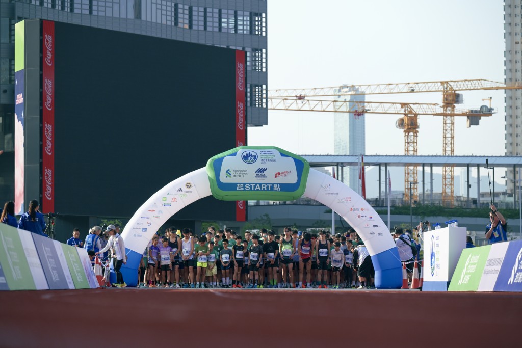 「躍動少年跑」今（17日）率先於啟德體育園舉行。