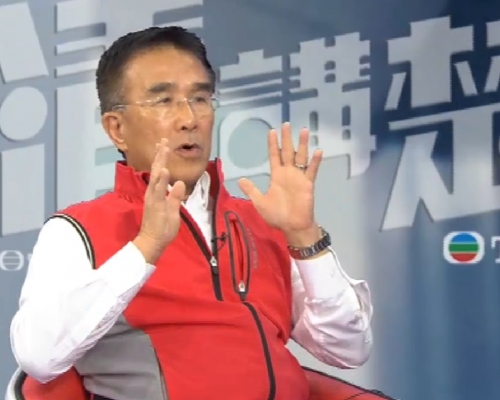 田北辰指,非建制對於高鐵分成三派。資料圖片