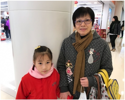 蔡婆婆對提早放年假措施表示贊成。