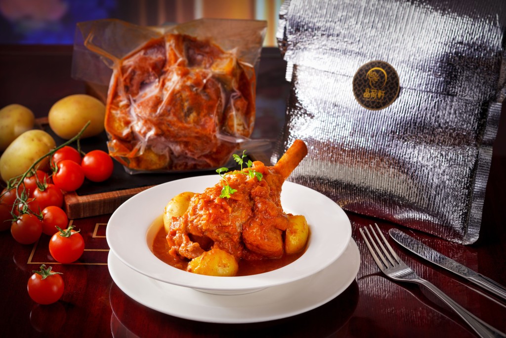 天多尼番茄汁燴羊膝配茴香咖喱燒新薯 (兩位用)$288 天多尼番茄汁燴羊膝配茴香咖喱燒新薯 (兩位用)$288