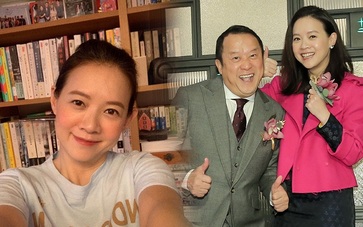 因為疫情，兩父女已經有年半冇見面。
