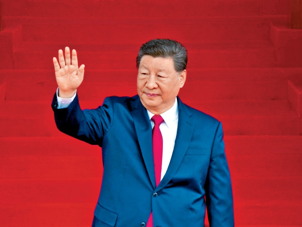 習近平出席慶祝大會。