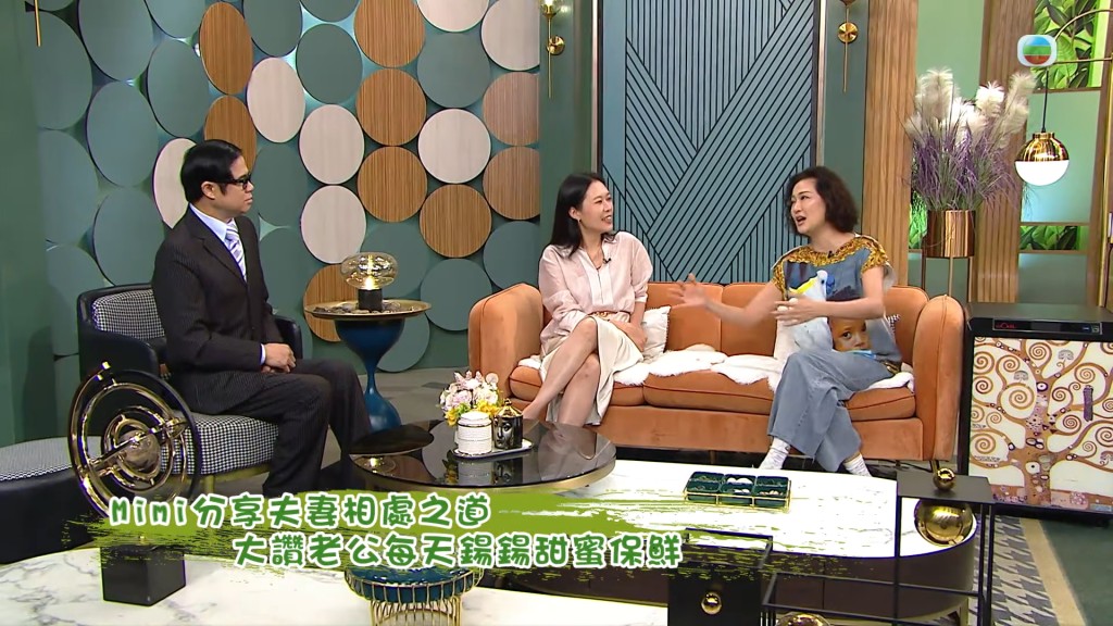 羅敏莊指女兒已經14歲踏入青春期，此外亦強調跟老公陳國邦感情沒有生變。