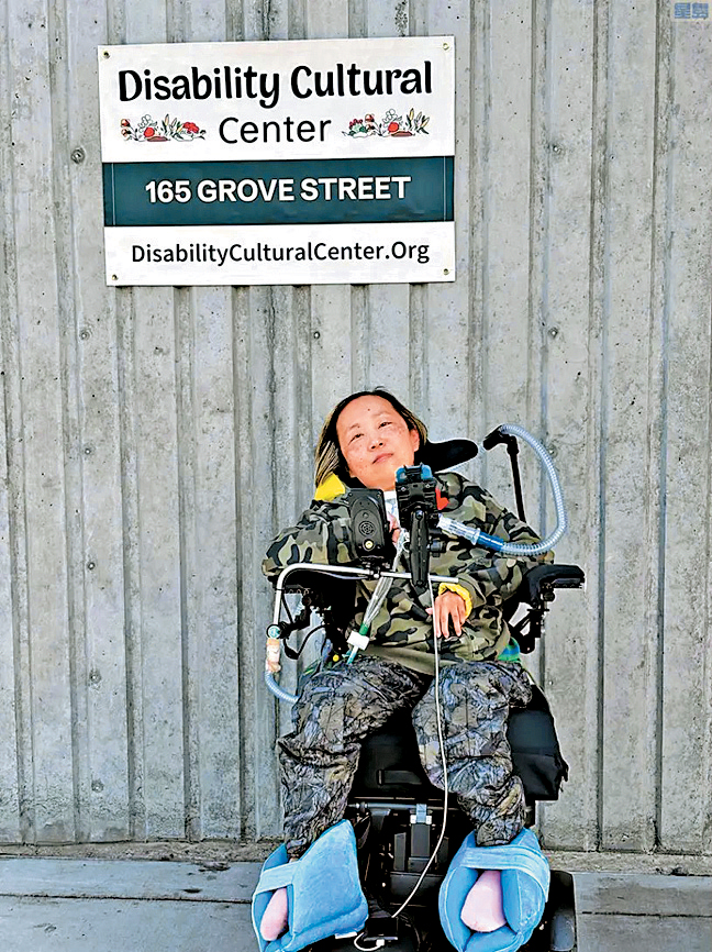 殘疾人士權益活動家兼作家王美華。