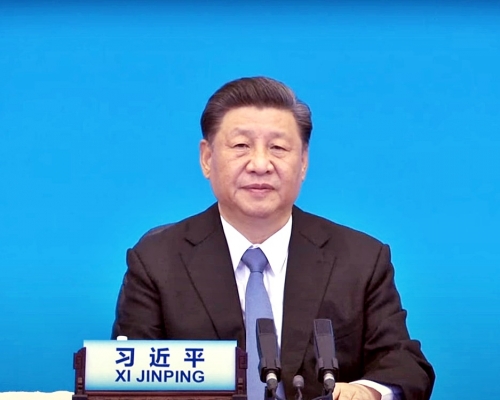習近平指，實現民主有很多種，不可能千篇一律。影片截圖