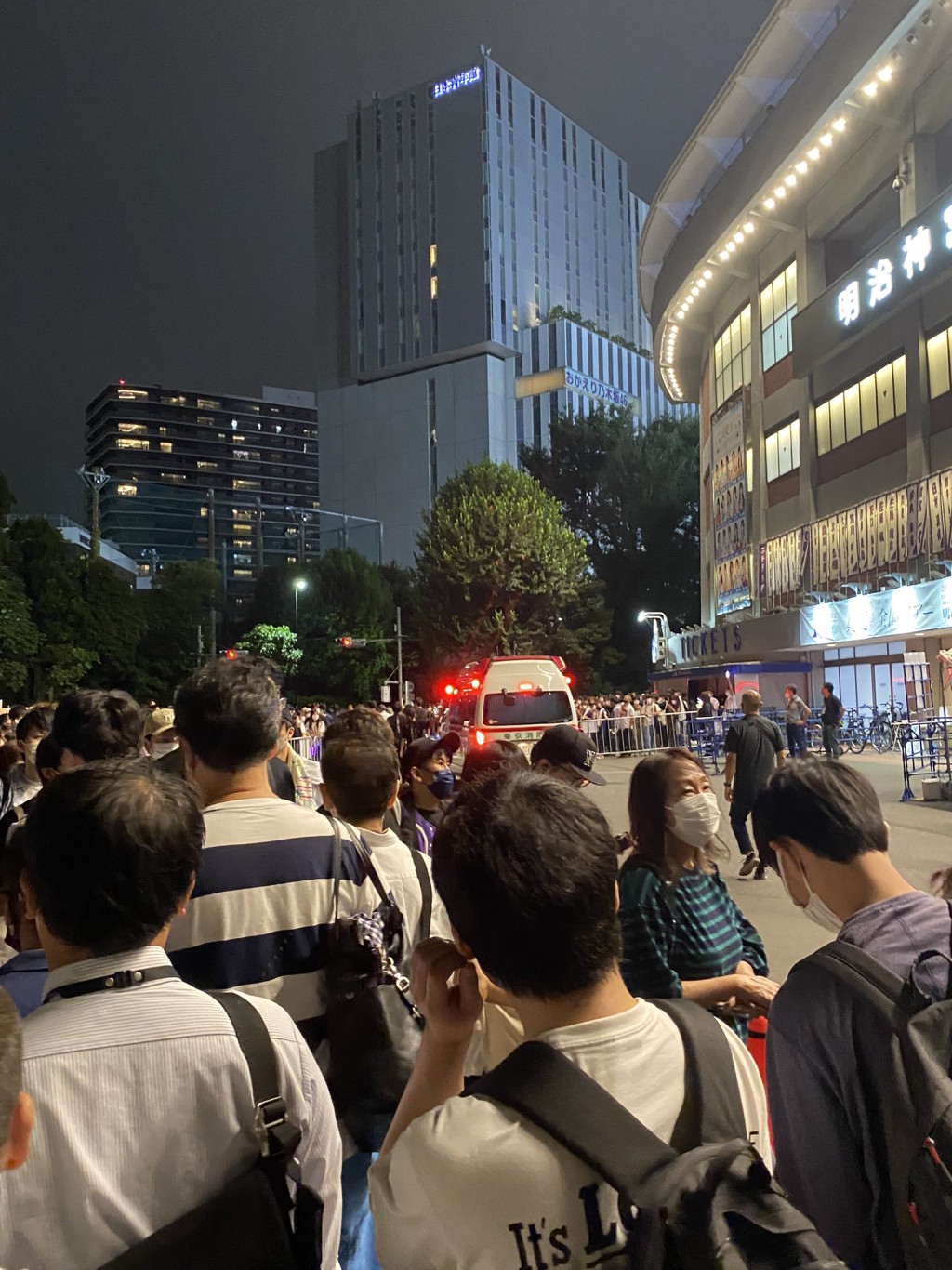 救護車在出事後15分鐘抵達。