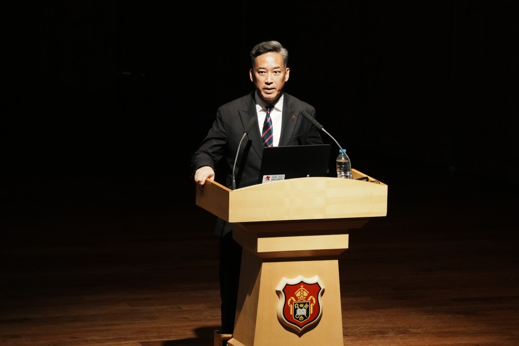 男拔校長鄭基恩指，男拔有望成為首間開設3個學制的直資學校。 汪旭峰攝