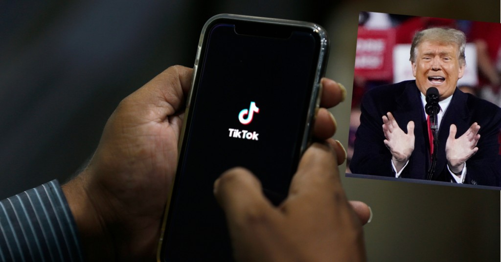 如今TikTok只是容許甲骨文入股而非賣盤，就可過關，TikTok美國公司換個形式再生意，顯示特朗普只是得把聲。