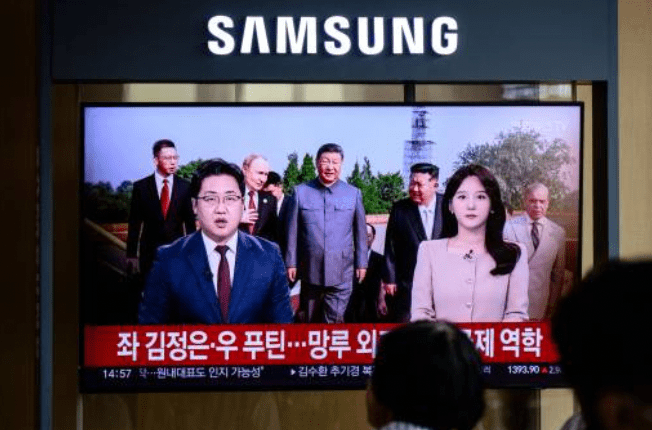 南韓媒體紛紛報道金正恩今次訪華行程。法新社 南韓媒體紛紛報道金正恩今次訪華行程。法新社