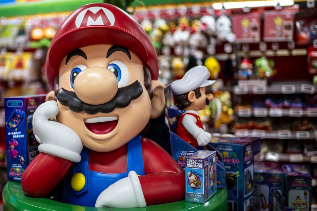 Mario游戏大受玩家欢迎。法新社