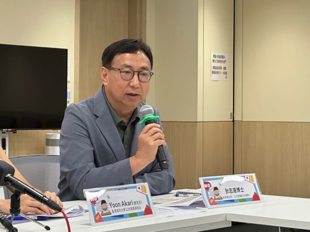 新思維立法會議員狄志遠。曾卓琳攝 新思維立法會議員狄志遠。曾卓琳攝