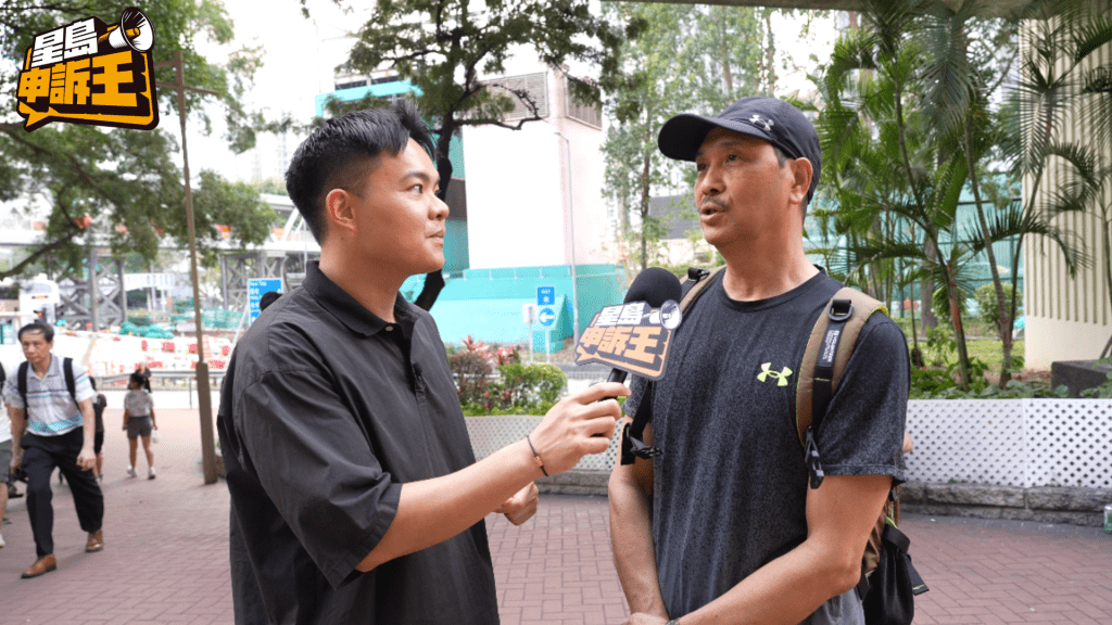 《星島申訴王》就吸濕產品效果進行街訪,林先生表示暫時試過最有效的方法是開風扇及抽濕機。 《星島申訴王》就吸濕產品效果進行街訪,林先生表示暫時試過最有效的方法是開風扇及抽濕機。