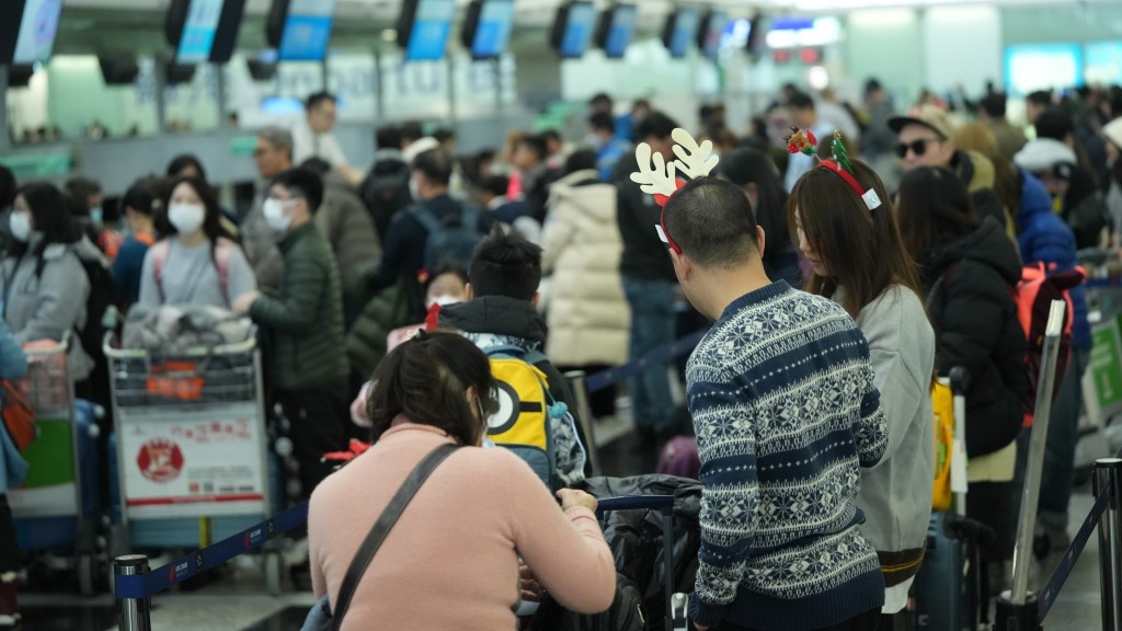 截至2024/25年度末為止,共約140家航空公司在香港國際機場提供服務。資料圖片 截至2024/25年度末為止,共約140家航空公司在香港國際機場提供服務。資料圖片