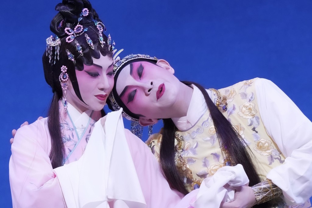 第三晚的賈寶玉梁振文與梁非同合作，外型上好匹配。
