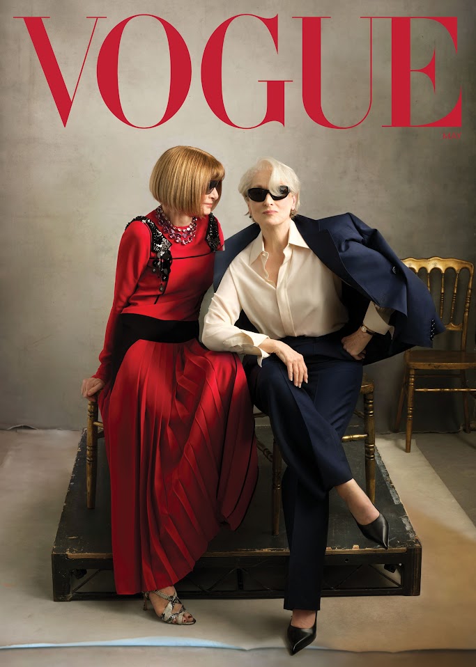 《穿Prada的惡魔2》與《Vogue》緊密合作，梅姨甚至與Anna登上雜誌封面，故此估計她是因為政治立場才拒絕Anna邀請。