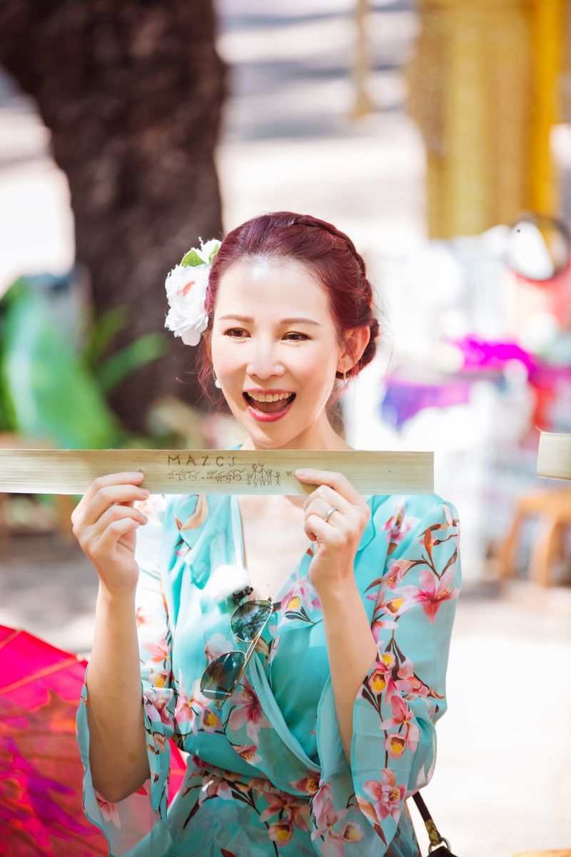 Ada公开恋情时的浪漫字句。