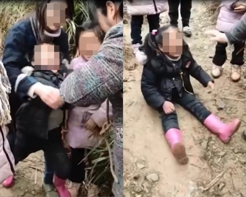 官方指,該影片只是炒作,是為了「拍抖音和快手而擺拍」。影片截圖