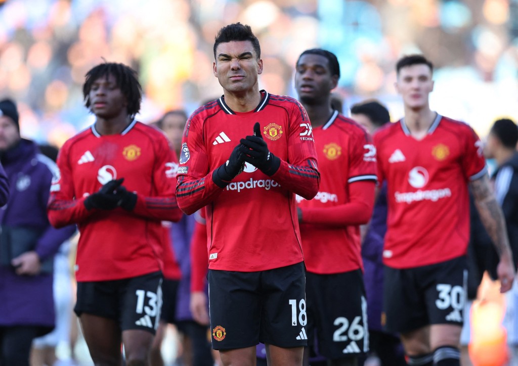 曼聯連和兩場。路透社