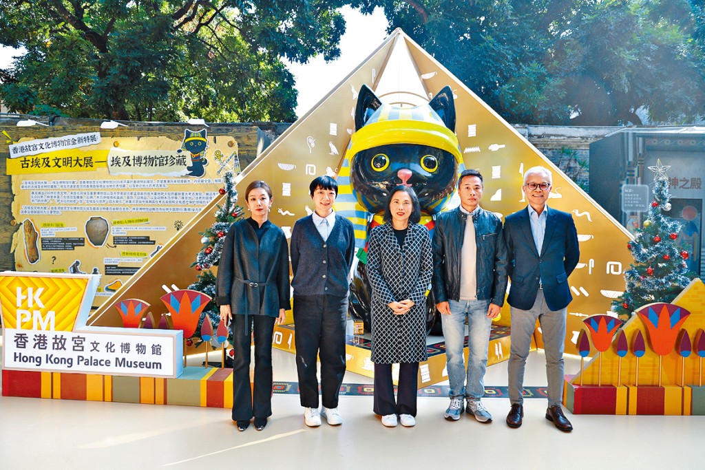 西九管理局行政总裁冯程淑仪、副行政总裁何玨珊、香港故宫文化博物馆馆长吴志华早前到佛山出席宣传活动「法老与埃及猫的岭南之旅」。