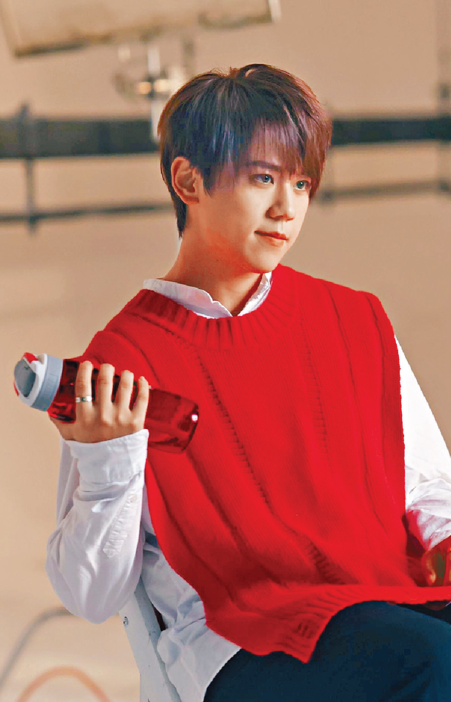 ■姜濤解釋自己拒絕同粉絲合照的原因。
