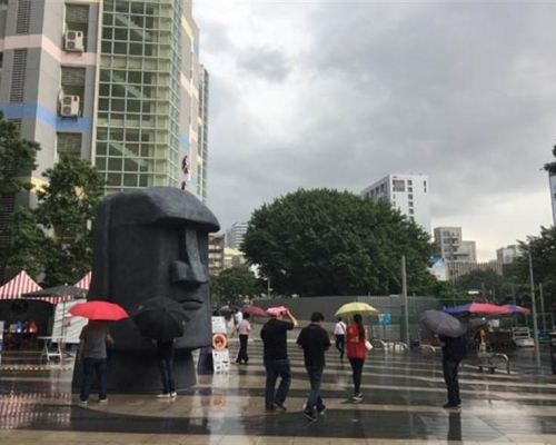 「利奇馬」吹襲台灣。網圖