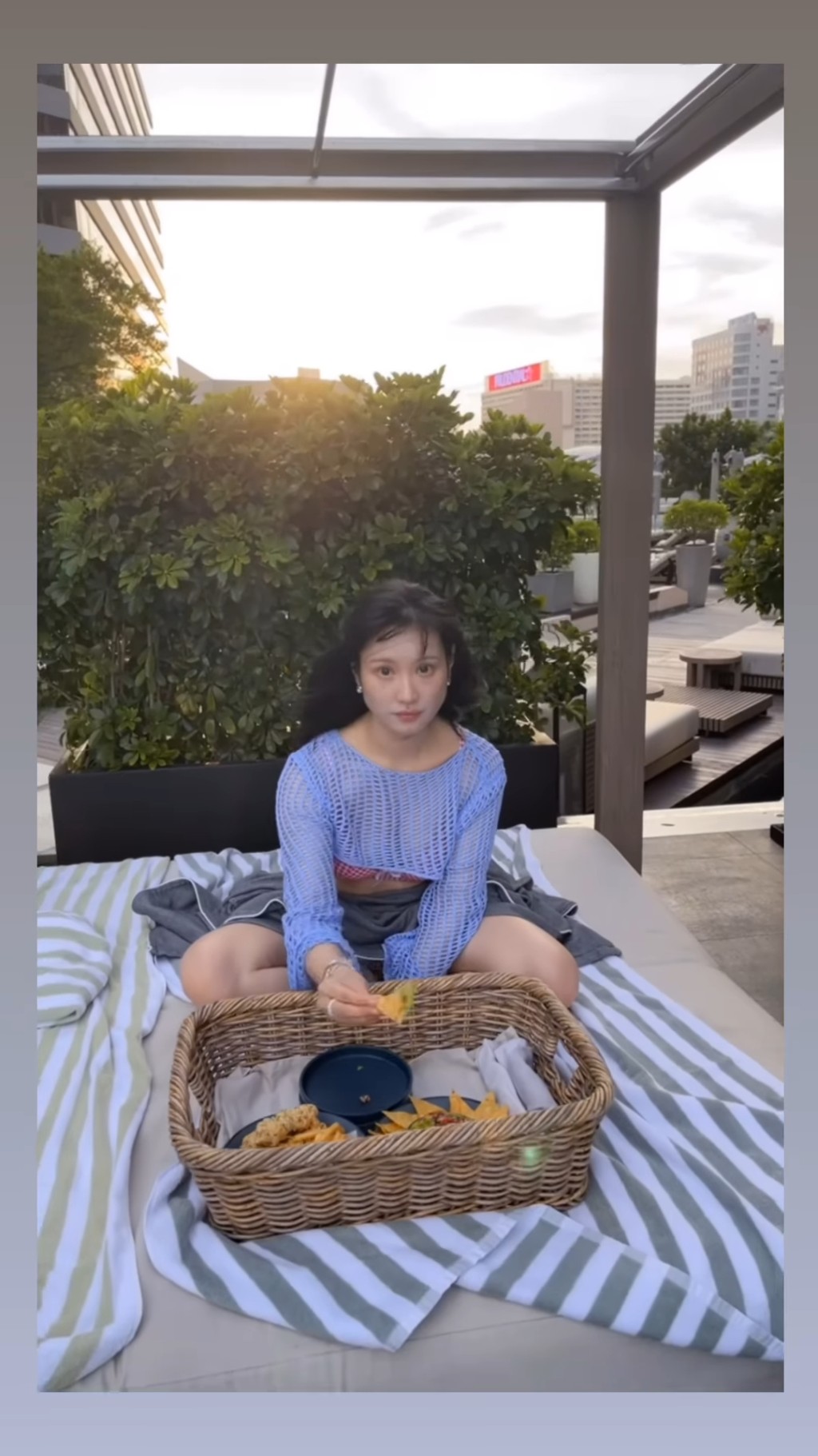 林佑蔚意猶未盡，幾日後再加碼貼出當日的影片。