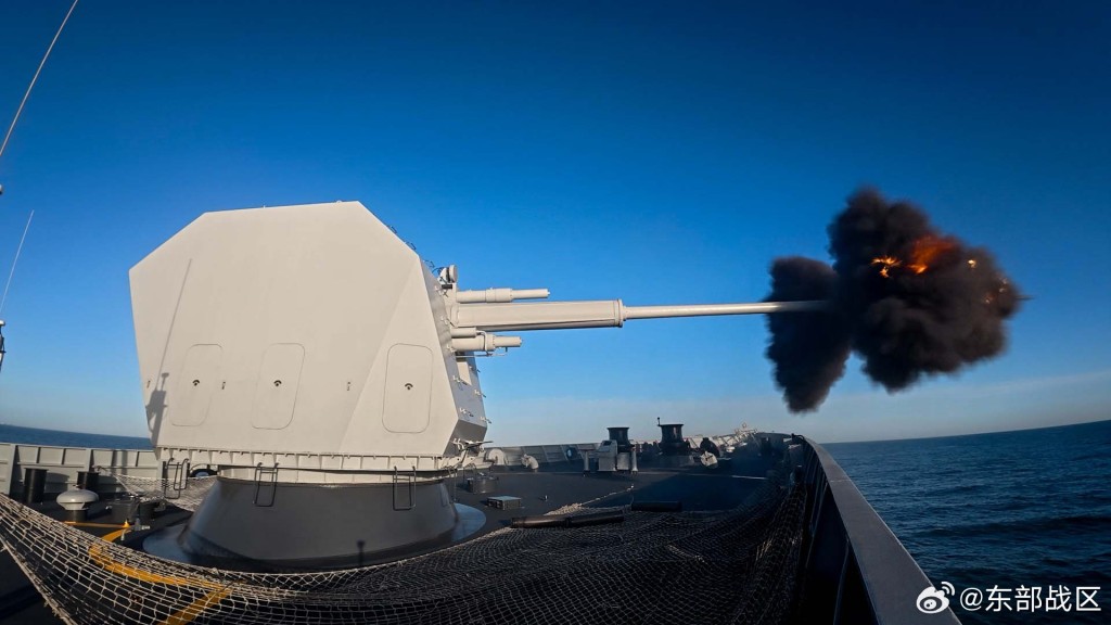 解放軍突然舉行圍台軍演,有專家分析指是回應美國對台售武。 解放軍突然舉行圍台軍演,有專家分析指是回應美國對台售武。