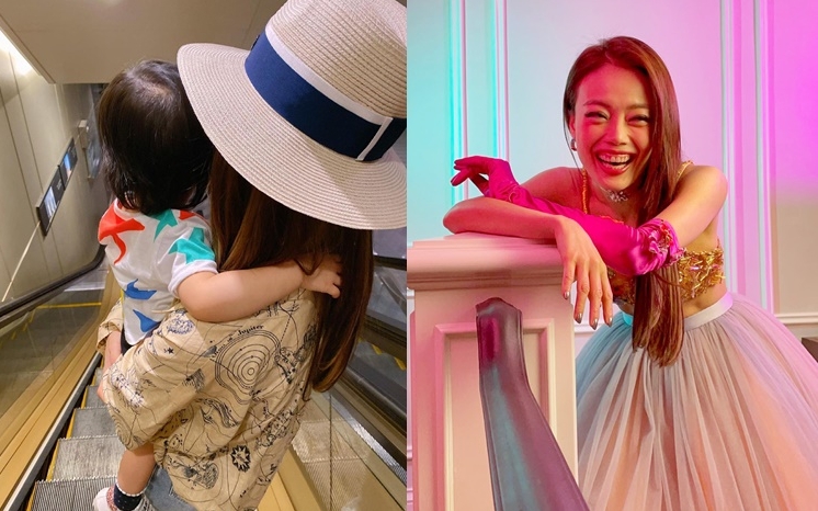 祖兒贏得姪女歡心,真係笑到見牙唔見眼。