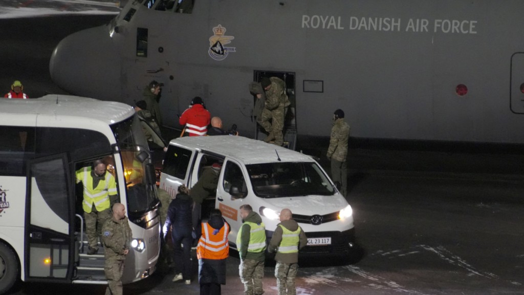 丹麥周三向格陵蘭增派先遣指揮部已抵達。路透社