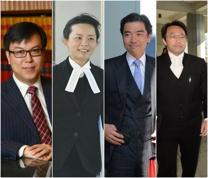 左起:鮑進龍、黃佩琪、蔡維邦、陳政龍。資料圖片