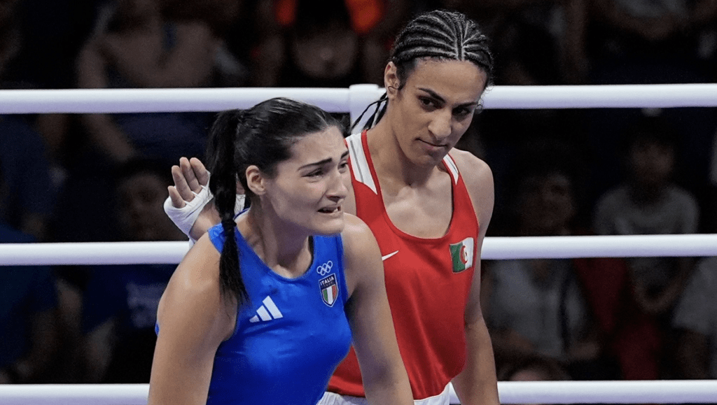 意大利女拳手卡里尼（Angela Carini）周四在巴黎奥运对阵阿尔及利亚拳手哈利夫（Imane Khelif），沮丧迅速弃赛。美联社