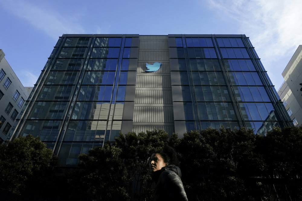 Twitter位於美國三藩市的總部辦公室。AP