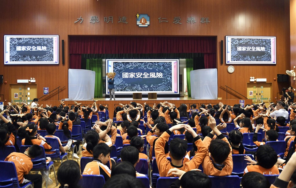 剧场有不少互相环节，让学生在轻松愉快的情境中了解国家安全概念。