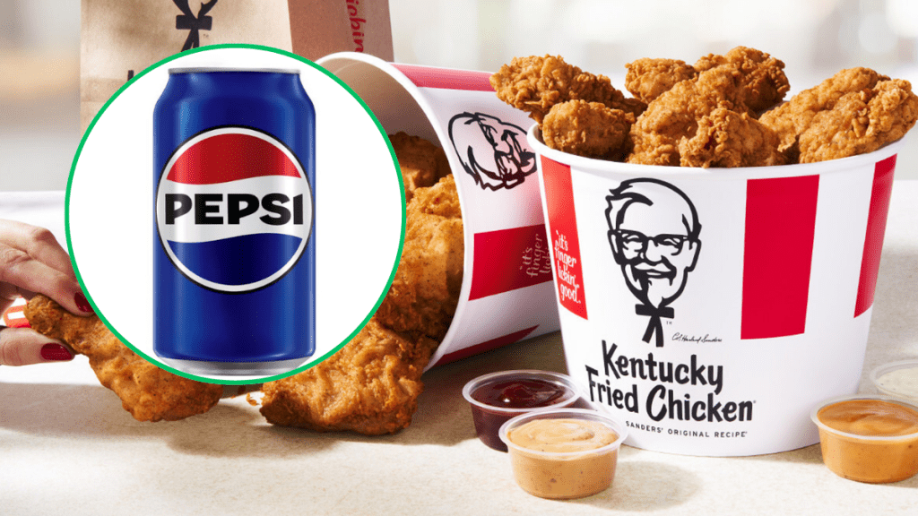 美國KFC明年1月起轉用「可口可樂」，棄用百事。