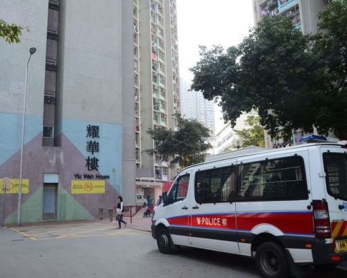 天耀邨耀華樓一名女子墮樓死亡。 資料圖片