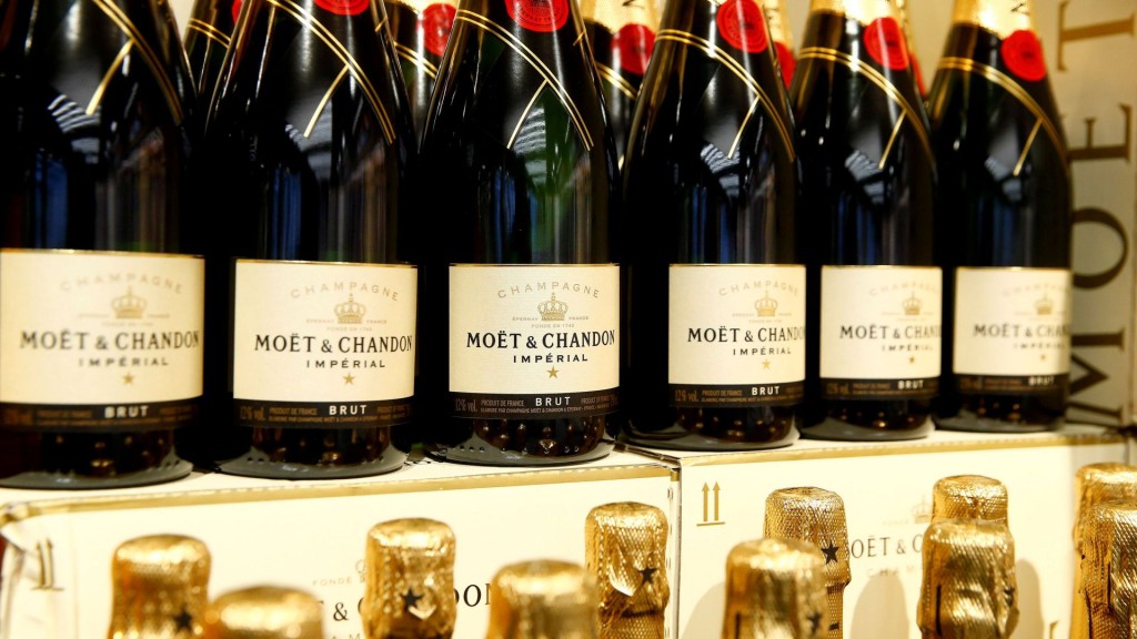 LVMH葡萄酒和烈酒業務下滑拖累酩悅香檳。路透社 LVMH葡萄酒和烈酒業務下滑拖累酩悅香檳。路透社