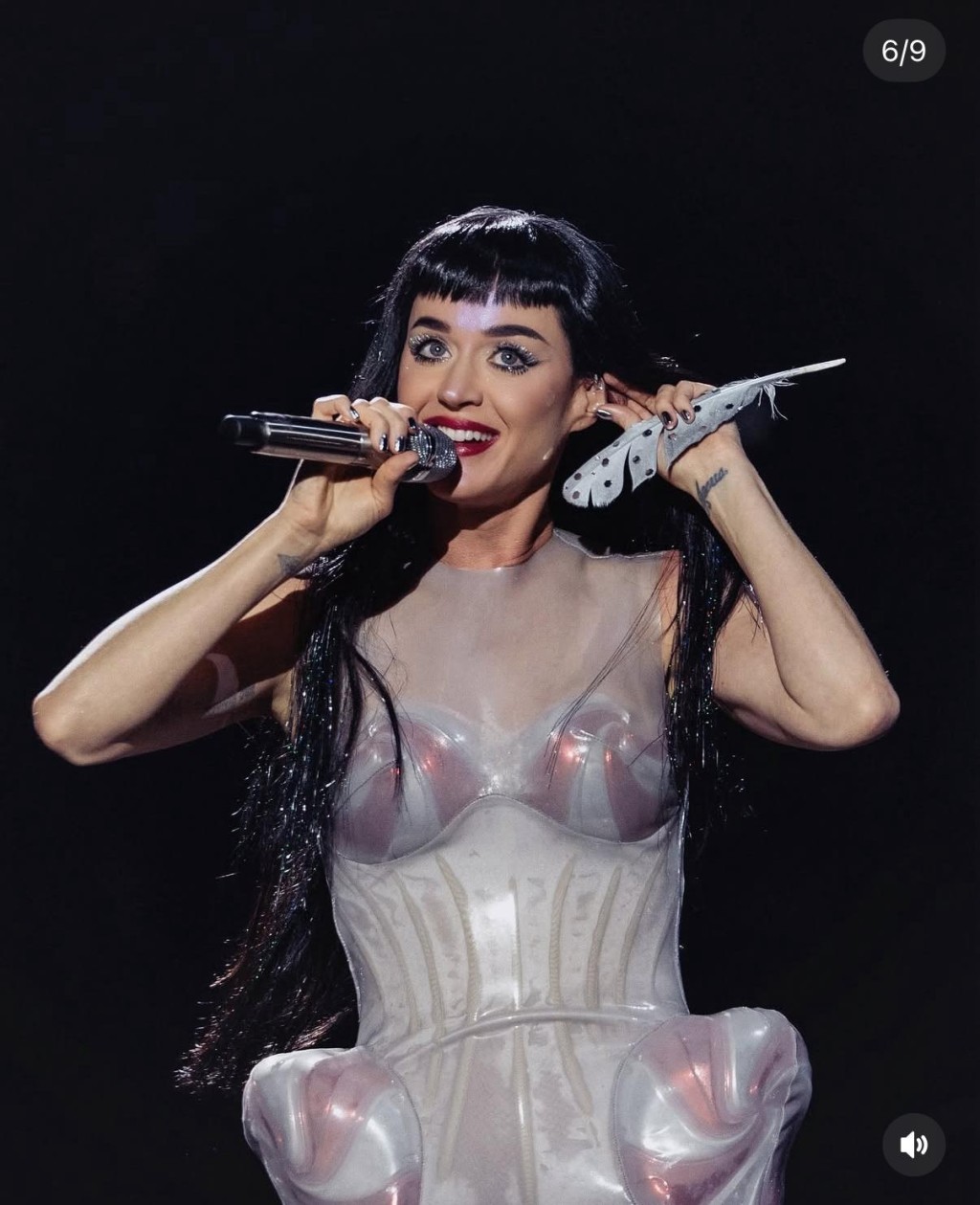 Katy昨在紐約展開北美巡唱。 Katy昨在紐約展開北美巡唱。