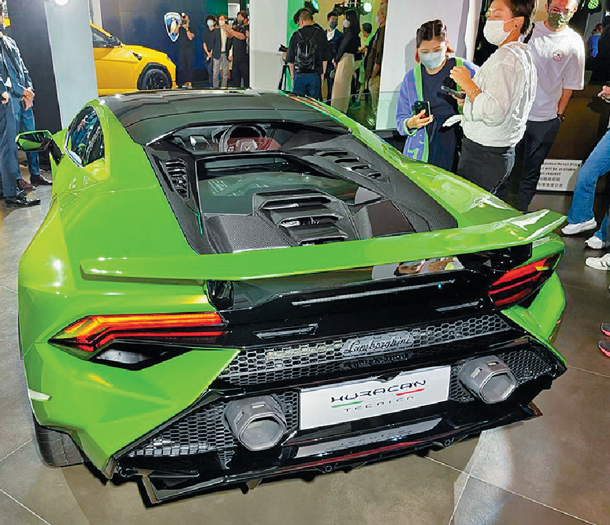 ■Huracán Tecnica引用了STO的640ps馬力V10引擎。